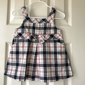 Gymboree plaid jumper 3T